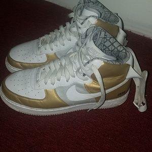 CUSTOMIZED Nike Air Forces Hightops
